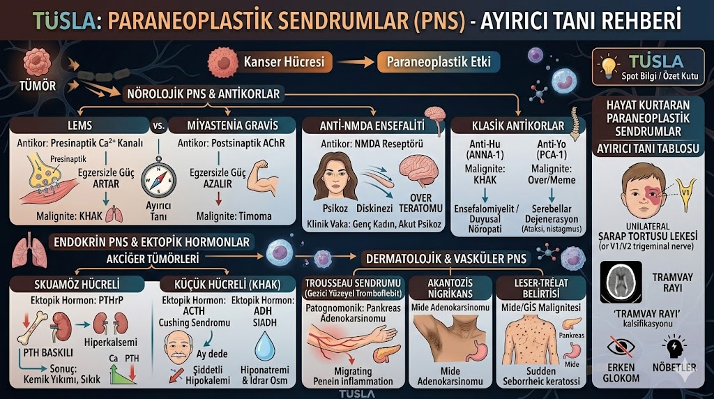 Kanser Ne Fısıldar? Paraneoplastik Sendromlar ve Spesifik Antikorların TUS Şifreleri