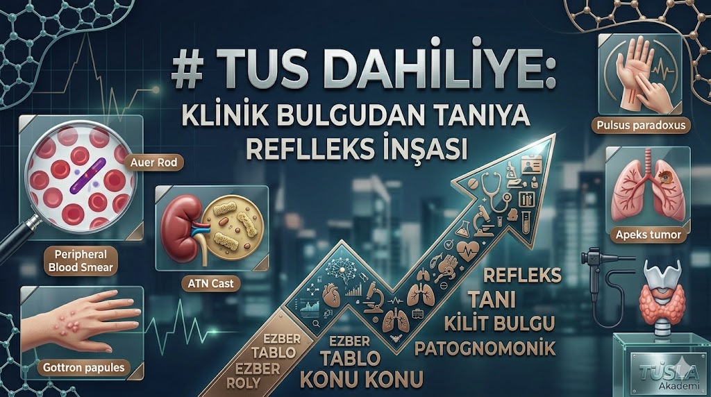 TUS Dahiliye'de En Sık Sorulan 10 Patognomonik Bulgular Listesi