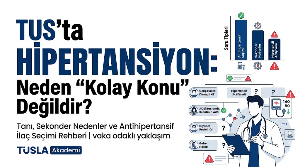 TUS'ta Hipertansiyon Yönetimi: ESC/ESH Kılavuzları ve Vaka Sorularında Kritik Karar Mekanizmaları