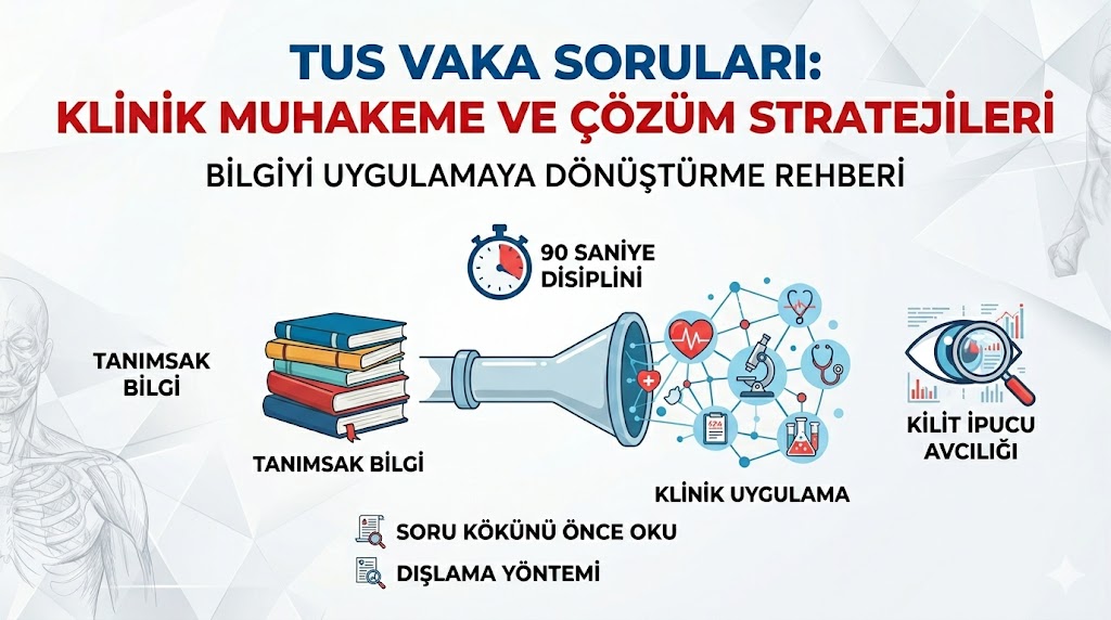 TUS Vaka Soruları: Klinik Mantık Zincirini Kuran 7 Altın Kural