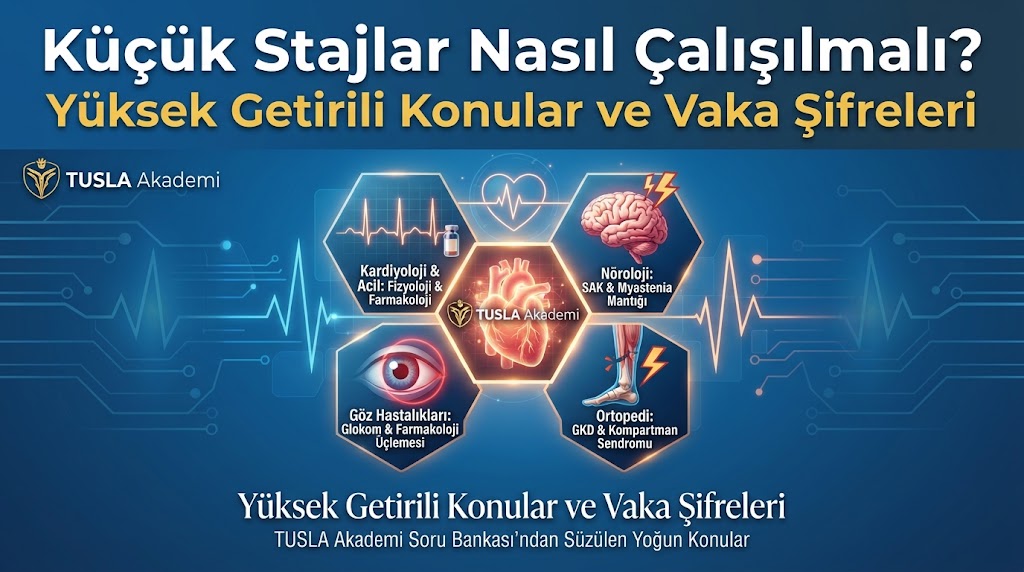 TUS'ta Küçük Stajlar: En Yüksek Getirili Konular ve Vaka Stratejileri