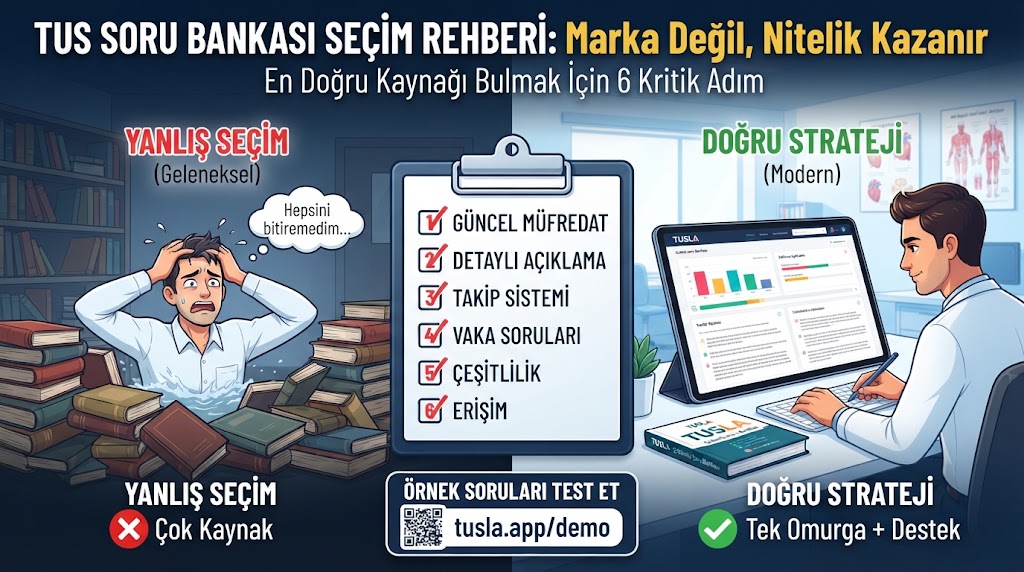 TUS Soru Bankası Nasıl Seçilmeli? Online mı, Basılı mı?