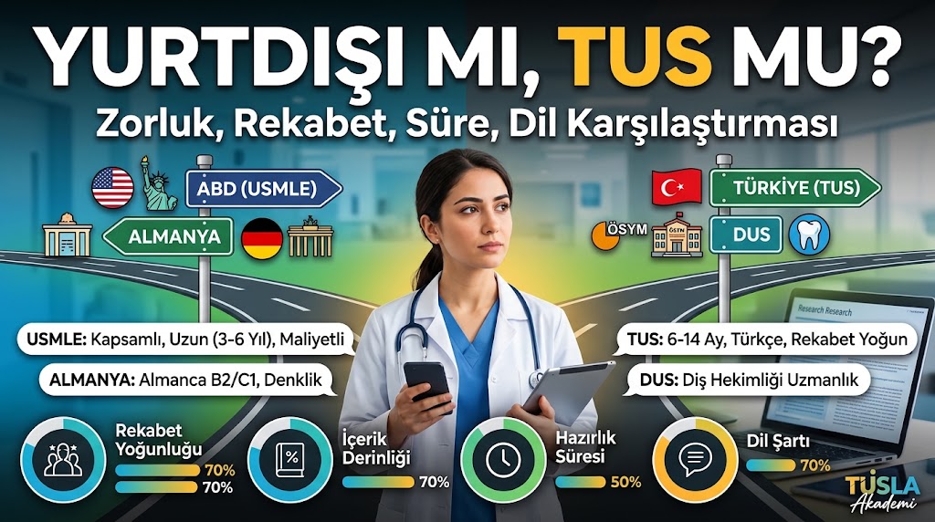 TUS mu, Yurtdışı mı? USMLE ve Almanya Yoluyla Karar Rehberi