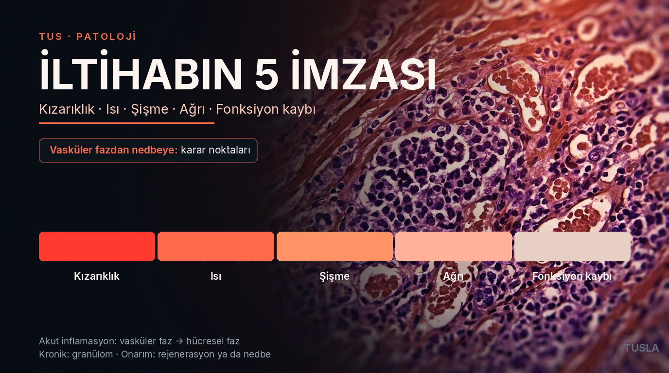 TUS Patoloji: İnflamasyon ve Doku Onarımı Vaka Şifreleri