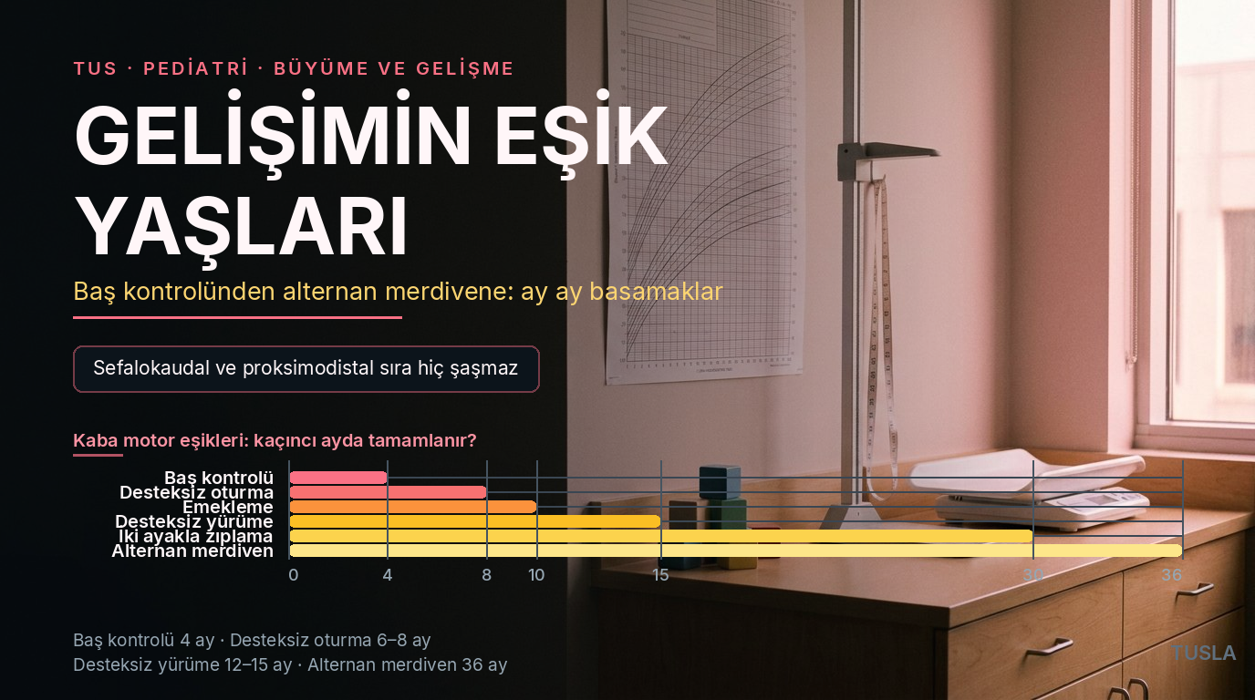 TUS Pediatri: Büyüme ve Gelişme Vaka Şifreleri