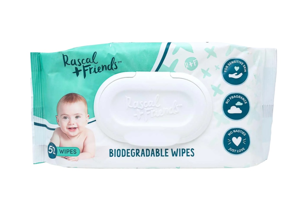 Rascals Biodegradable Sensitive Premium Wipes