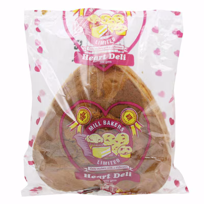 Mill Bakers Heart Deli Cake