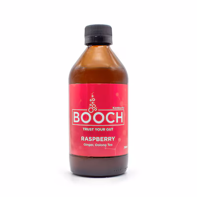 Booch Raspberry, Ginger Kombucha