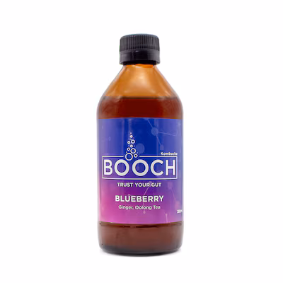 Booch Blueberry, Ginger Kombucha