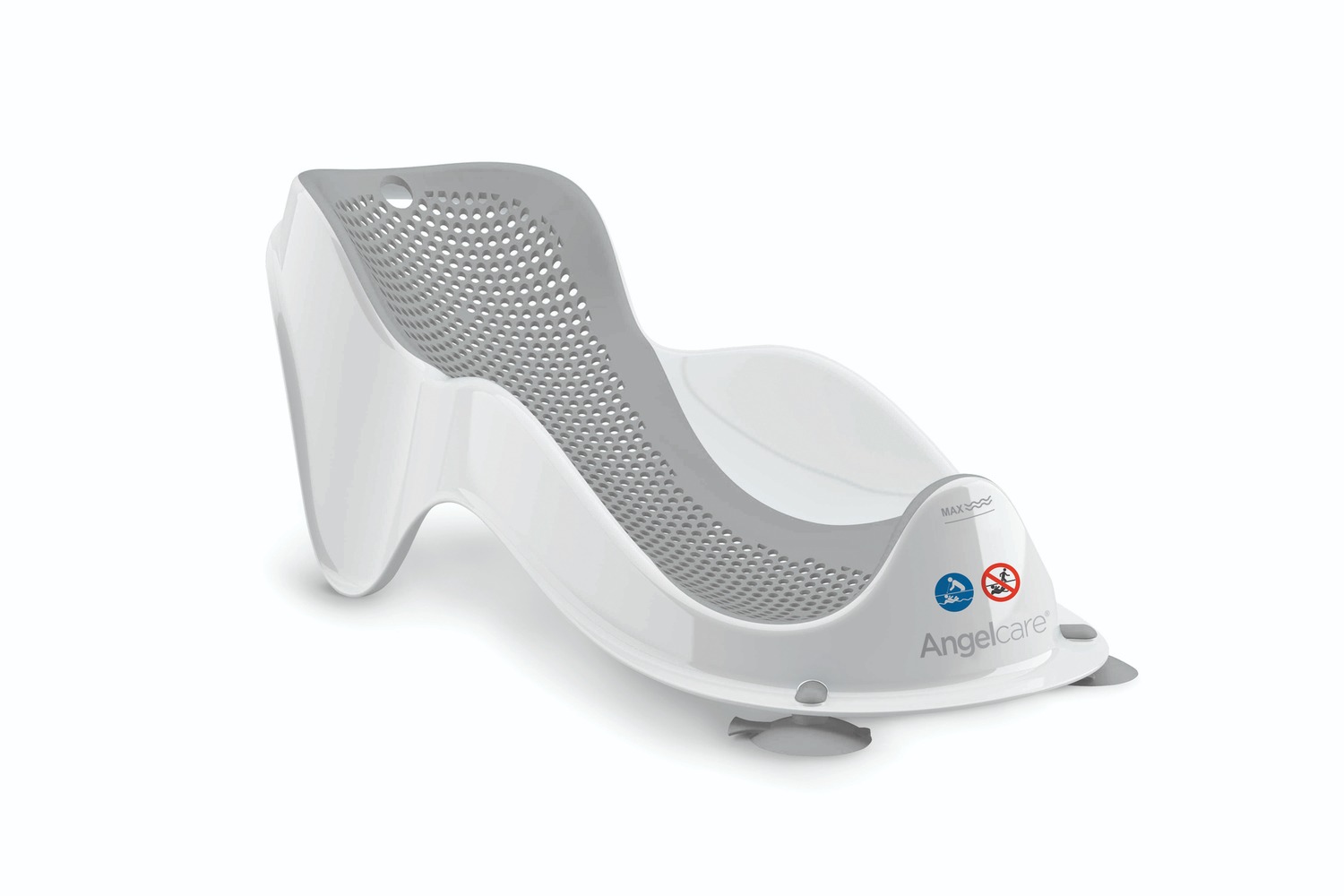 BabyBump Grey Soft Touch Mini Bath Support (Angelcare)