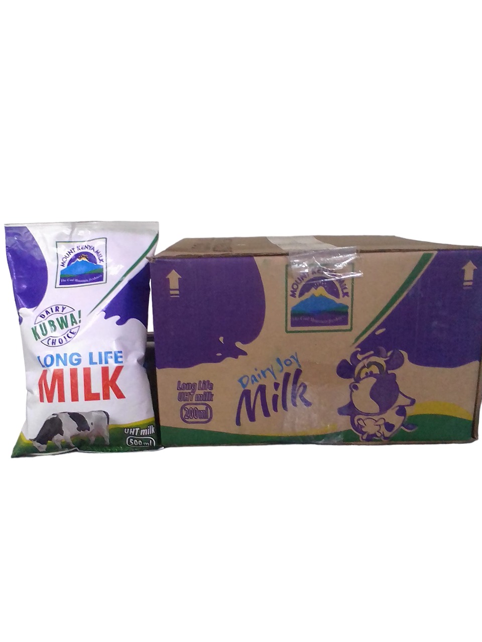 Mount Kenya UHT Fino Kubwa Whole Milk 500ml x 12packets