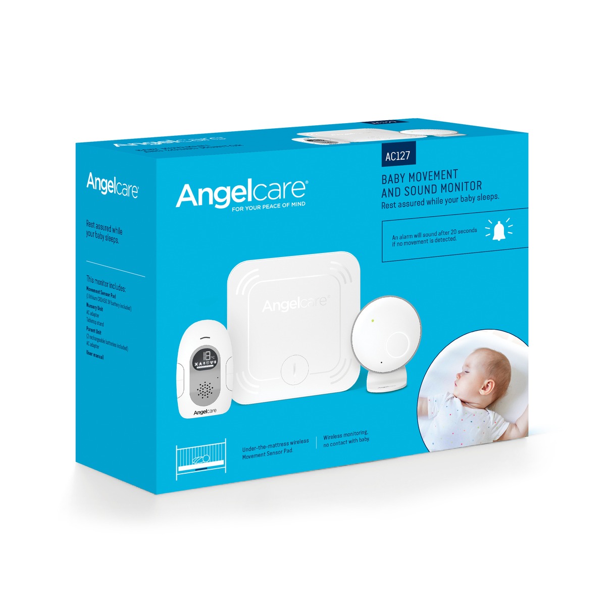 BabyBump AC127 Baby Movement Monitor With Sound (Angelcare)