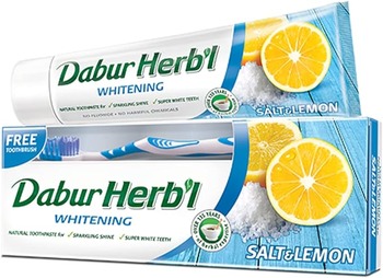 Dabur Herbal Whitening - Salt & Lemon Toothpaste