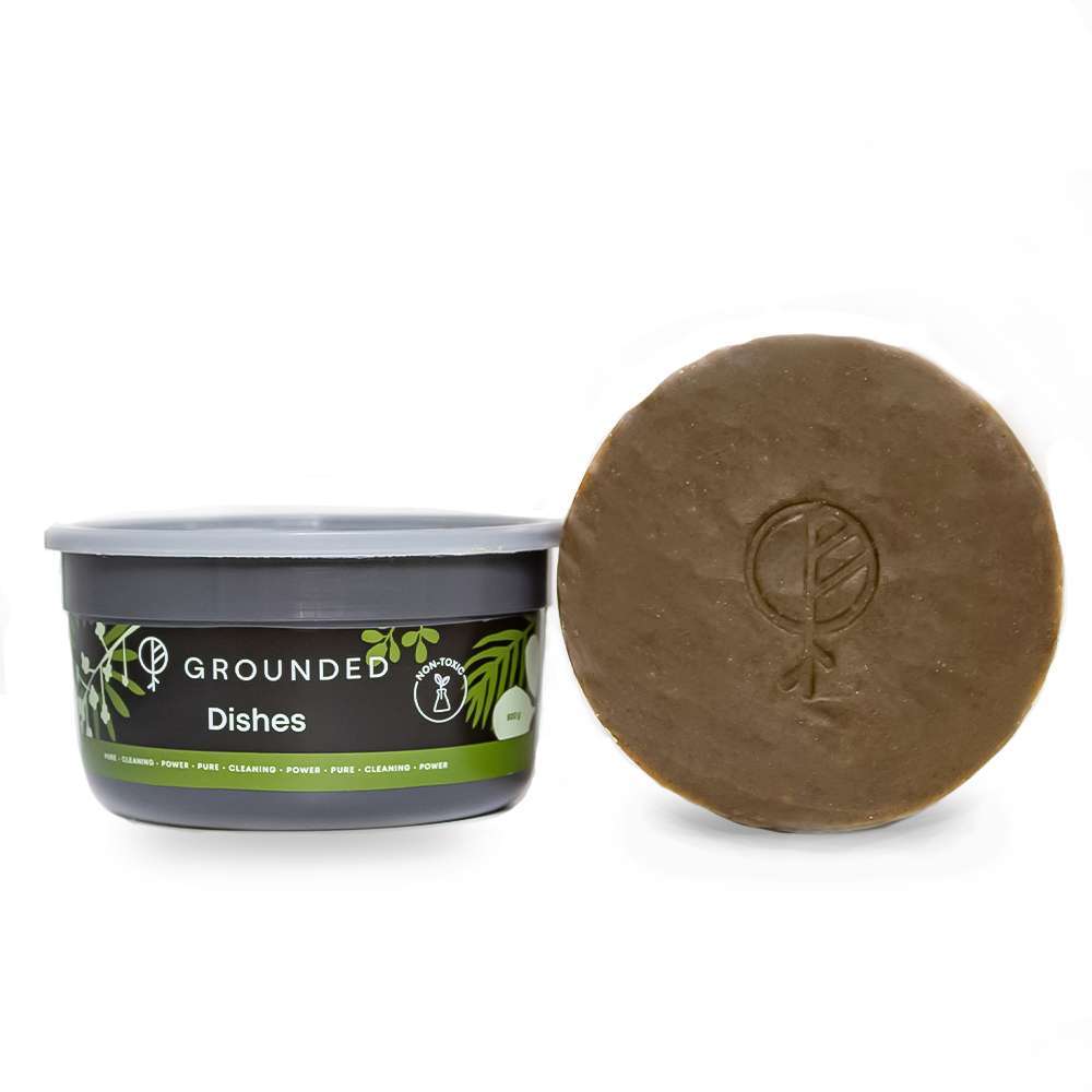 Grounded In a tub Solid Dishes Soap