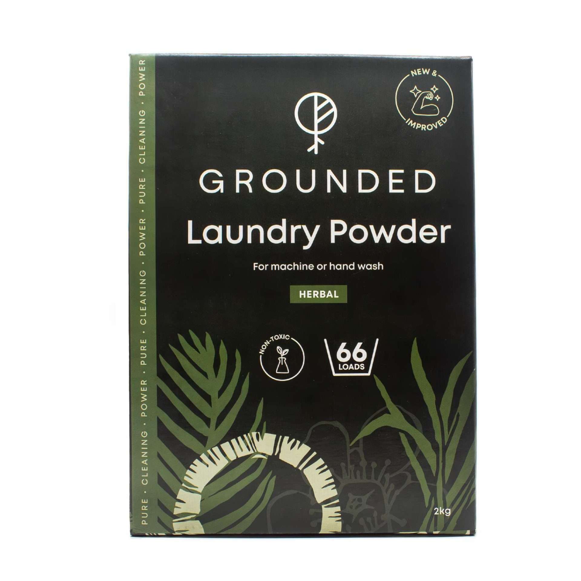 Grounded Herbal (For Machine or Hand wash) Laundry Powder