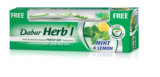 Dabur Herbal Fresh Gel - Mint & Lemon Toothpaste