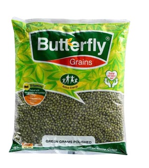 Butterfly Polished Packaged Green Grams