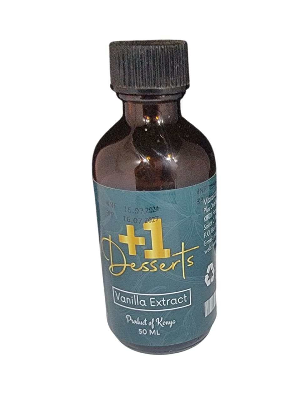 +1 Desserts Alcoholic Vanilla Extract 
