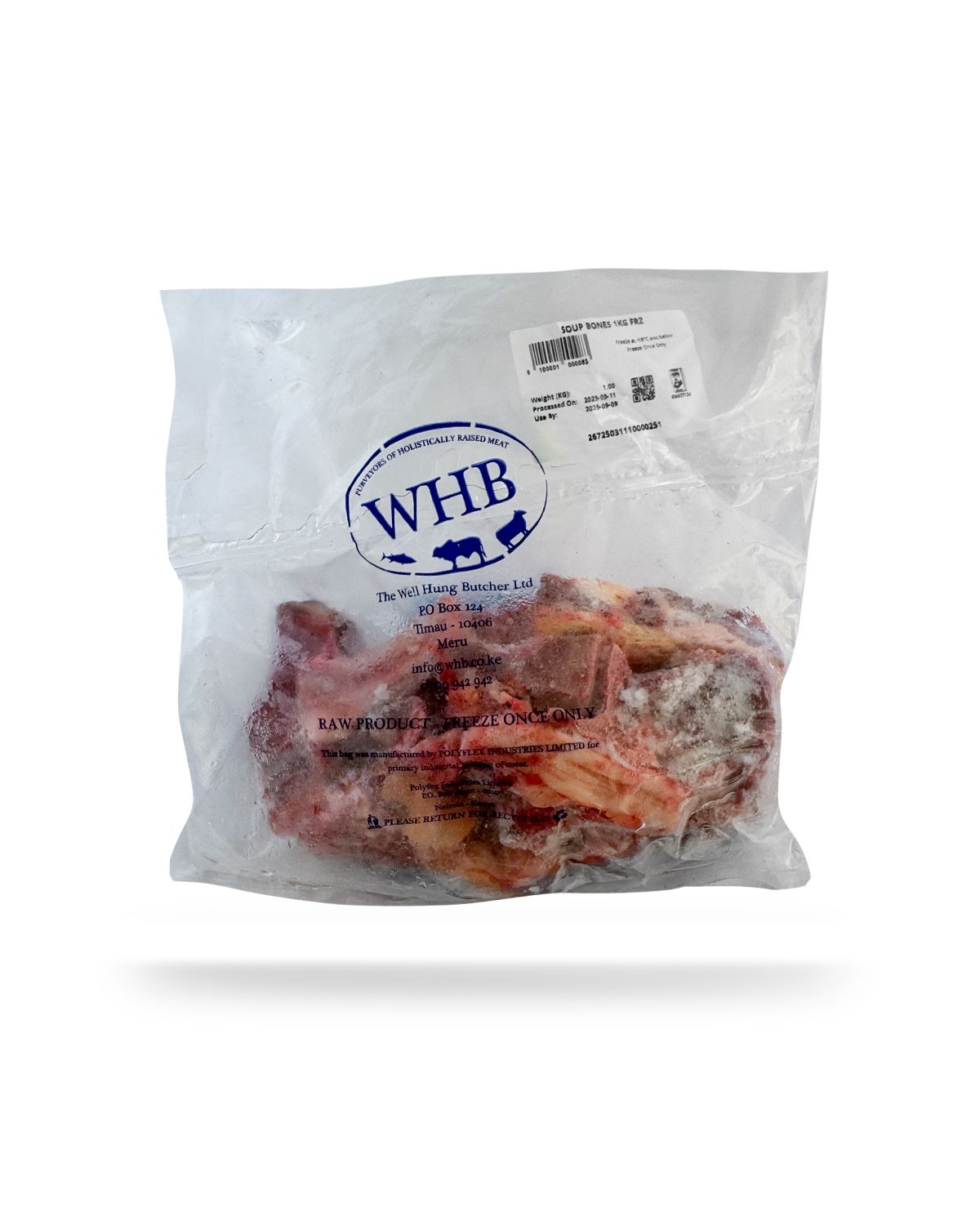 The Well Hung Butcher Frozen Beef Bones