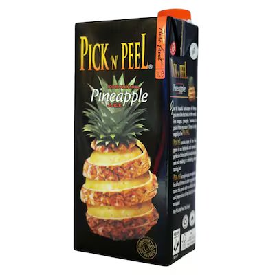 PICK 'N' PEEL Pineapple. Fruit Drink Tetra