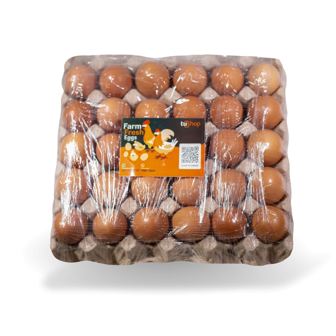Farm Fresh Wrapped Eggs {Mixed Sizes} - Tray Included