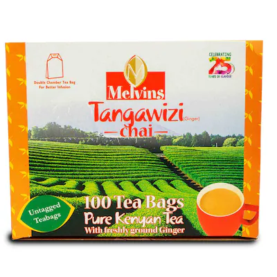 Melvins Tangawizi Chai- Untagged Tea Bags