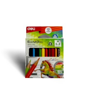 DELI Half Size Colour Pencils