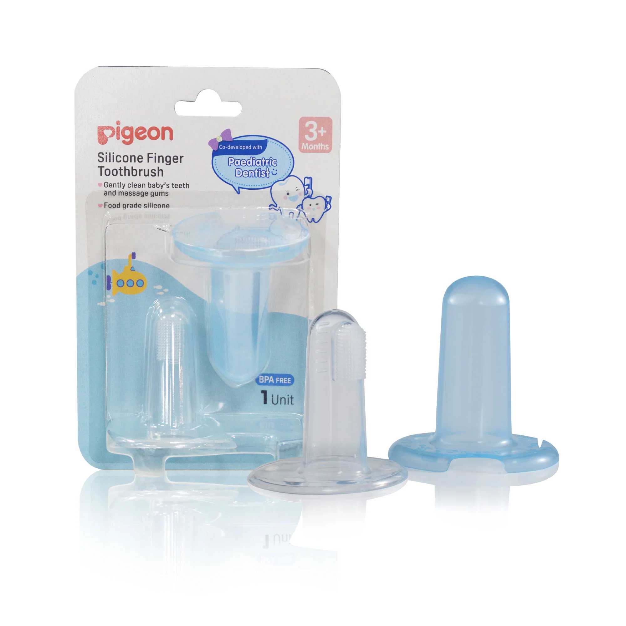 Pigeon Silicone Finger Toothbrush 3+ Months