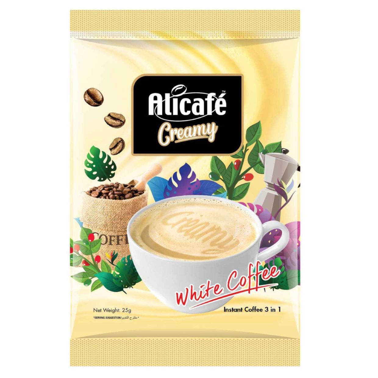 Alicafe Creamy White Coffee 3 In 1 Instant Coffee