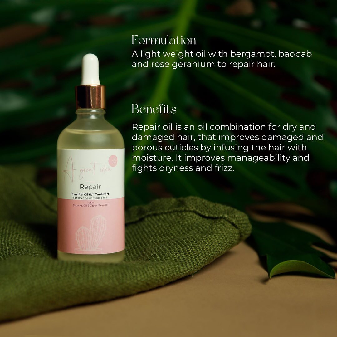 Squishy Repair  Essential Oil Hair Treatment