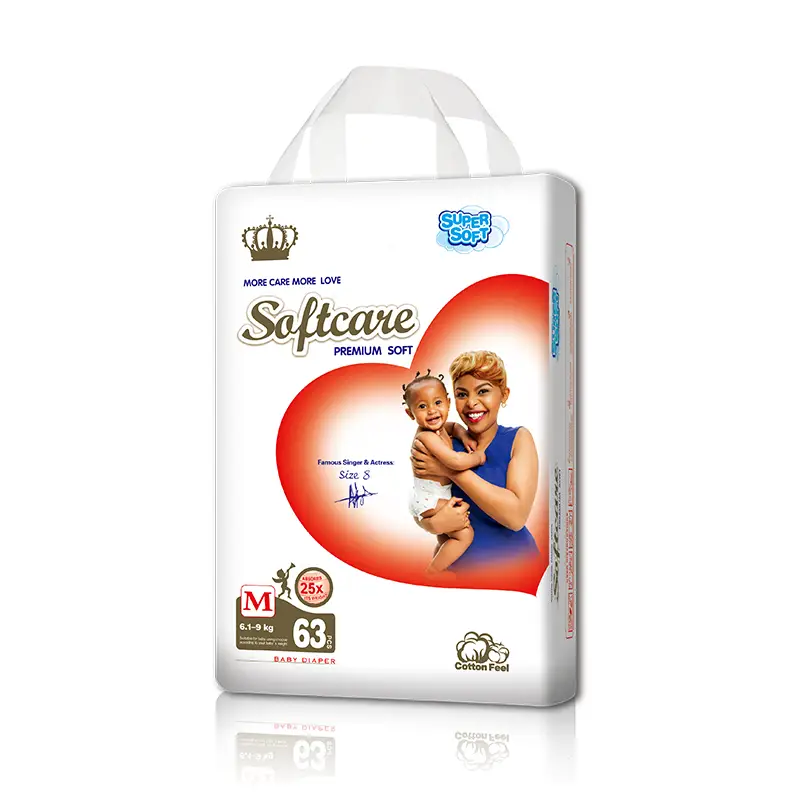 Softcare Premium Jumbo Medium 6.1-9Kg Baby Diapers