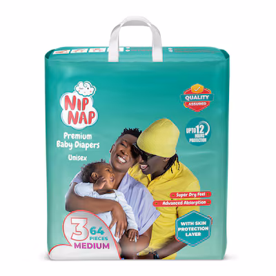 NIP NAP Size 3 Midi Baby Diapers