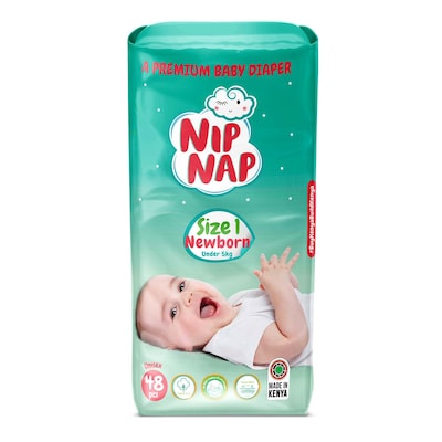 NIP NAP Size 1 New Born Baby Diapers