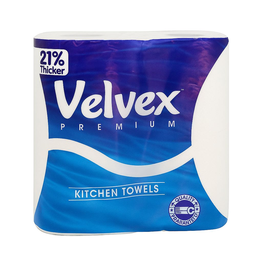 Velvex Twin pack Premium Kitchen Towel