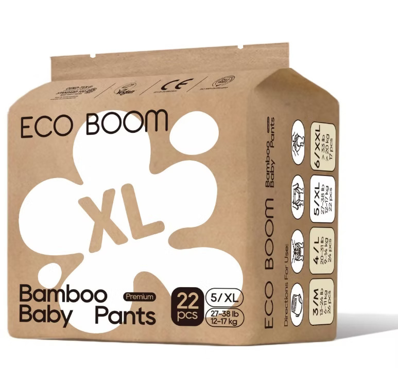 ECO BOOM 12 - 17 kgs (XL/5) Bamboo Baby Pants