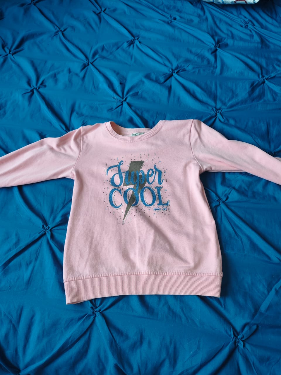Preloved Super Cool Sweatshirt (Pink) | Age 10-12