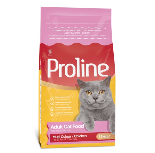 Multi Colour Adult Cat Food