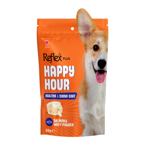 Reflex Shiny Coat – Salmon & Whey Powder Happy Hour Dog Treat