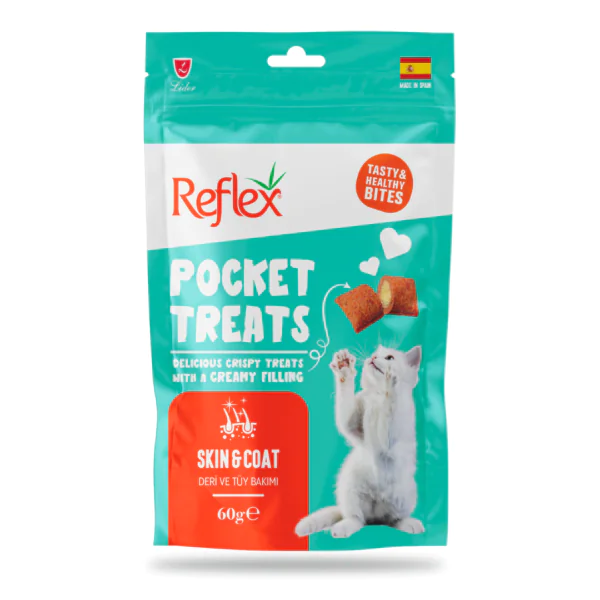 Reflex Skin & Coat Cat Pocket Treat