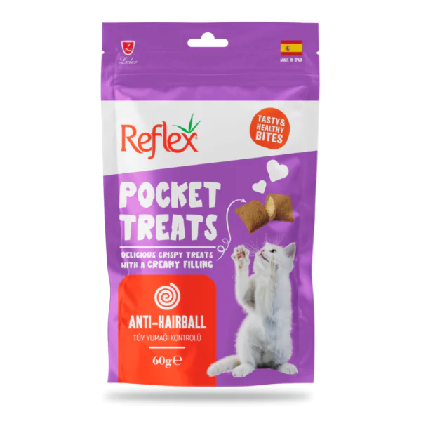Reflex Hairball Control Cat Pocket Treat