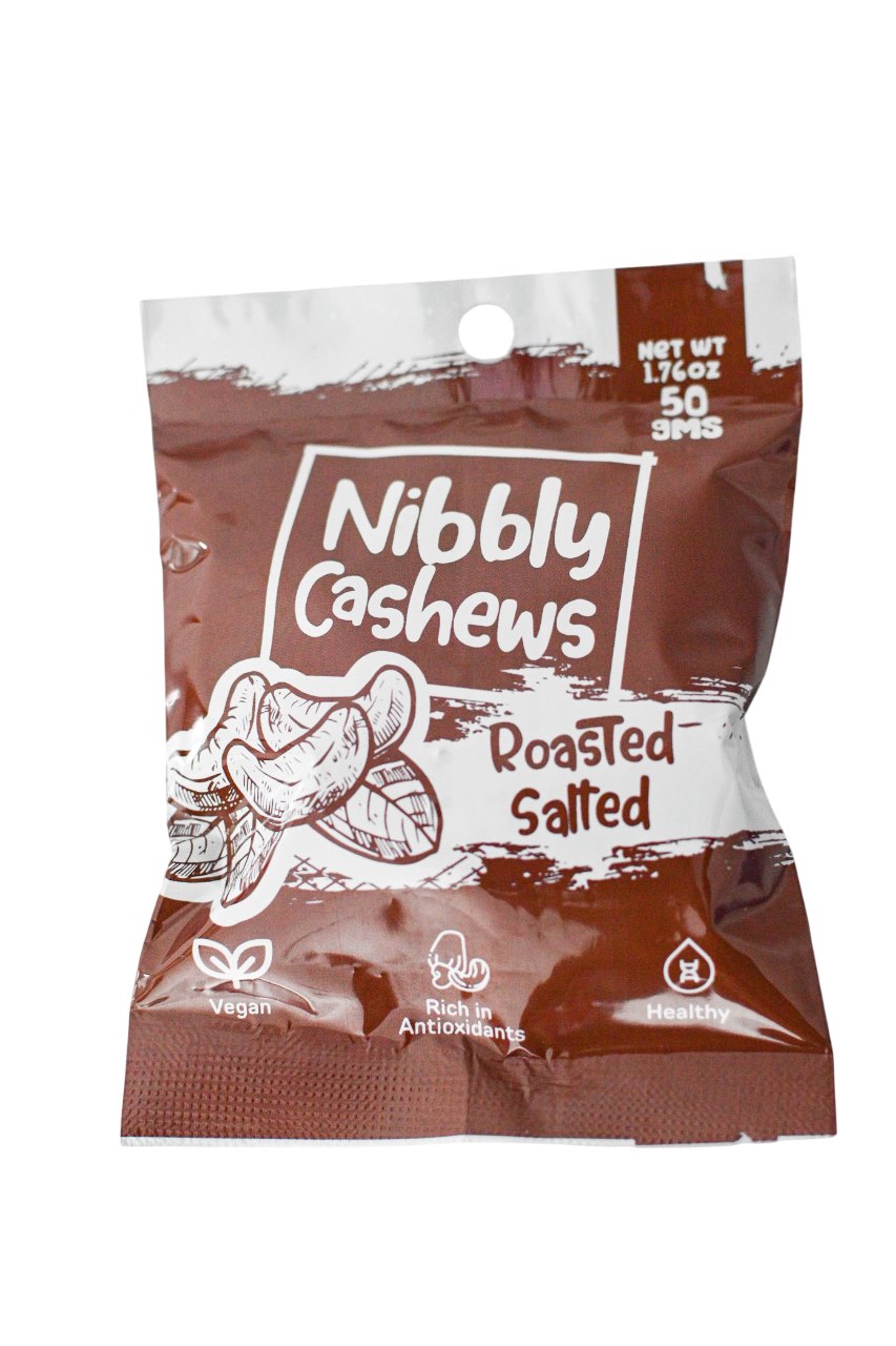 Go Nibbly - Roasted Salted Cashews Nuts