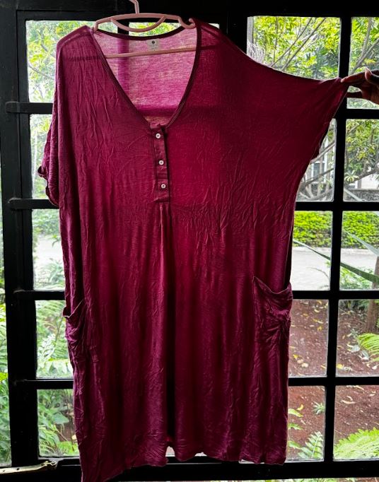 Preloved Maternity shirt dress - 4X/5X