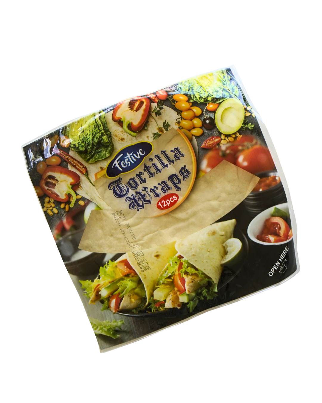Festive Tortilla  Wraps