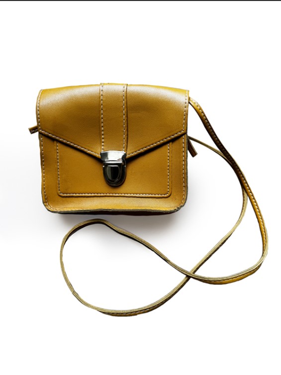 Adero Vintage Yellow Keaiyoupi Strap Bag