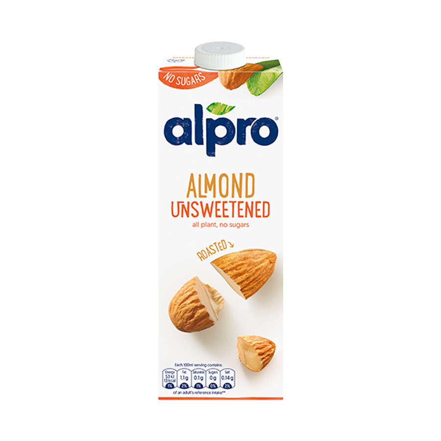 Alpro Almond Unsweetened Plant Based Milk
