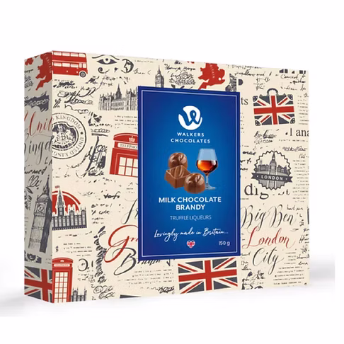 Walkers Brandy Truffle Liqueurs Milk Chocolates