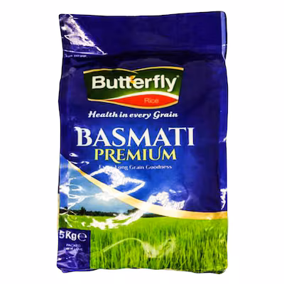 Butterfly Premium Basmati Packaged Rice