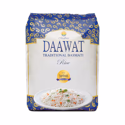 Daawat Traditional Basmati Packaged Rice
