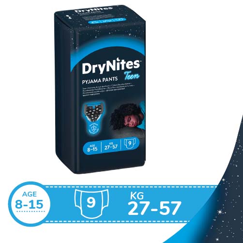 Huggies Boy 8-13yrs Teen Drynites Pyjama Pants