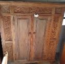 Preloved Tick Wood Wardrobe